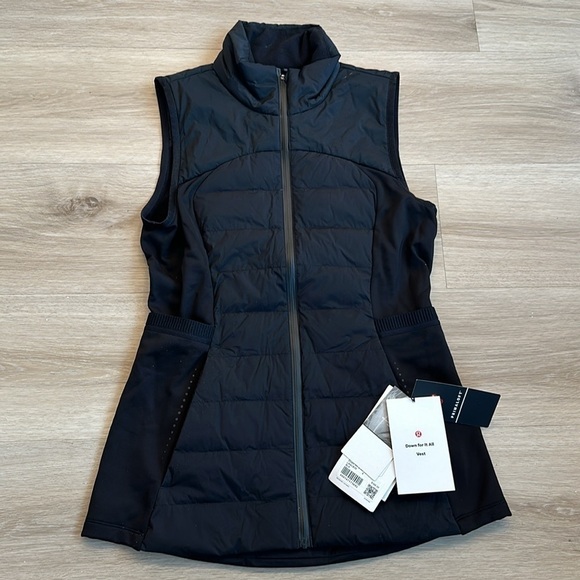 Lululemon Down for It All Vest women size 2 & 0 color black 6 - Picture 5 of 9